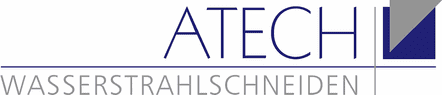 Logo der ATECH GmbH in Chemnitz - Wasserstrahlschneiden in Lohnfertigung und Anlagenbau